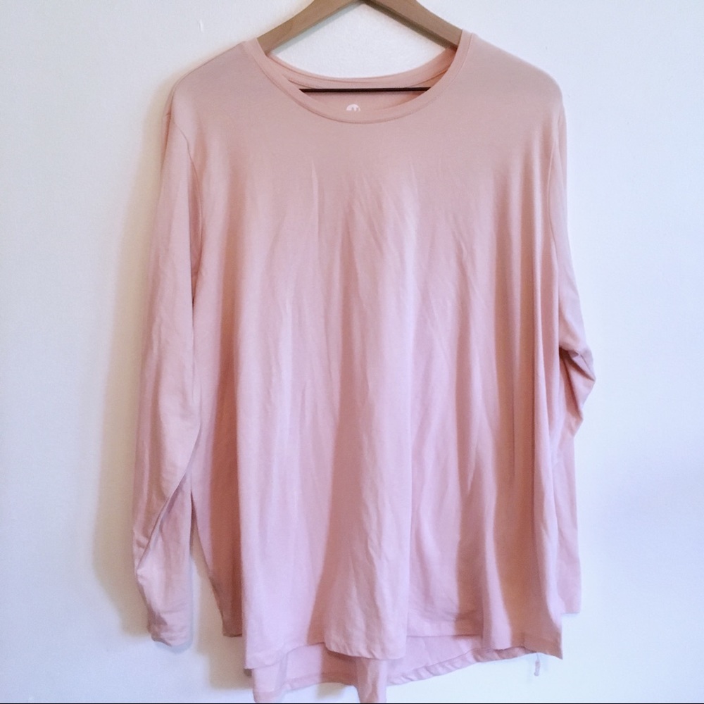 A&I Light Pink Long Sleeves Shirt, 2X